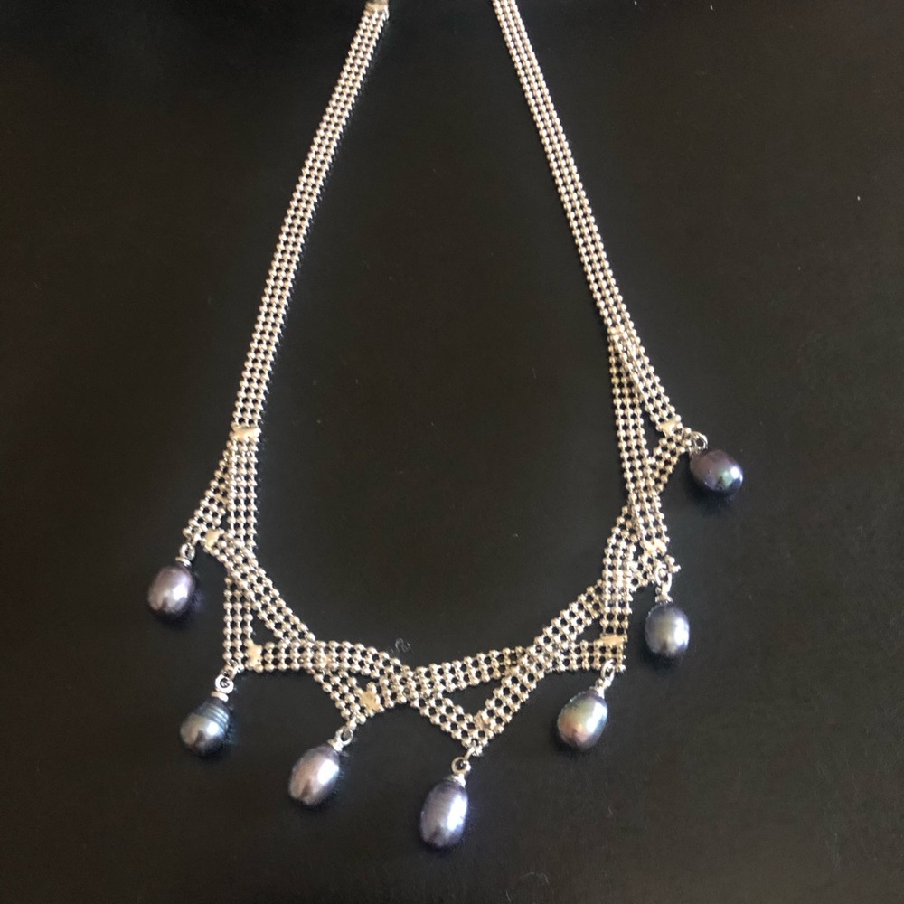 Pearl Choker Necklace Vintage Style